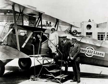 Varney Airlines pose