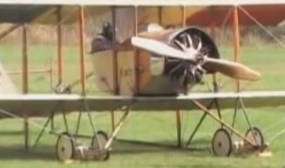 Caudron GIII preparing for a takeoff