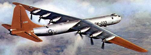 Convair B-36 in flight