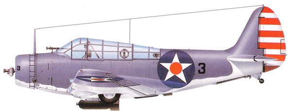WWII Douglas TBD Devastator Drawing