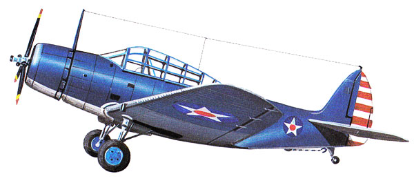 Douglas TBD Devastator Drawing