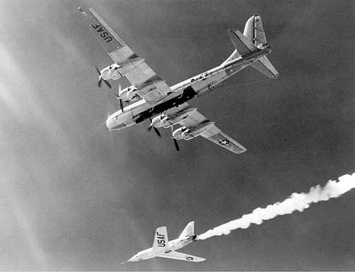 B-29 Launching Ship and the Skyrocket