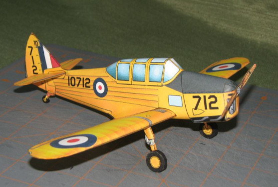 built Cornell 10712 PT-26 paper model