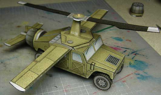 Flying Hummer-ready to go