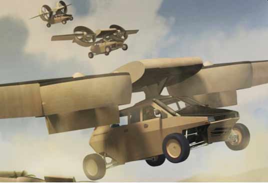 Flying humvee hummer military concept downloadable paper cardmodel fiddlersgreen fiddlersgreen.net