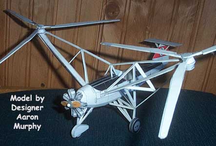 AA RON MURPHY'S FA-61 HELICOPTER MODEL