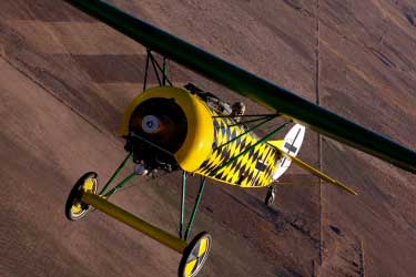Fokker D.VIII in flight