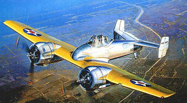 Grumman XF5F Skyrocket Art