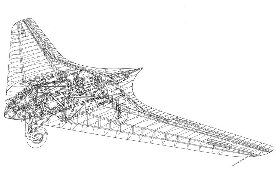 Horten Ho-229 structure