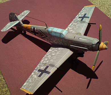 Me-109 Cardmodel from Richard