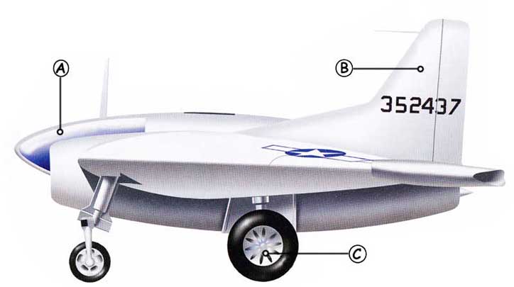 Northrop XP-79 Callout
