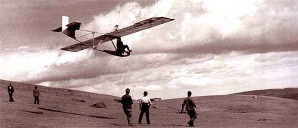 Z&ouml;gling in flight