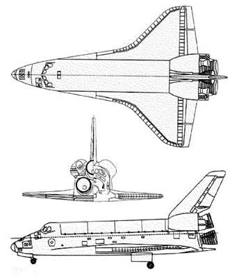 3 View of the Space Shuttle