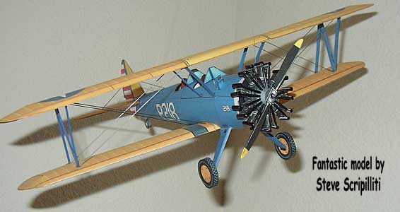 STEARMAN downloadable cardmodel