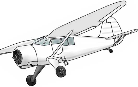 Stinson Reliant V-77 sketch