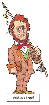 Henry Thoreau paper doll