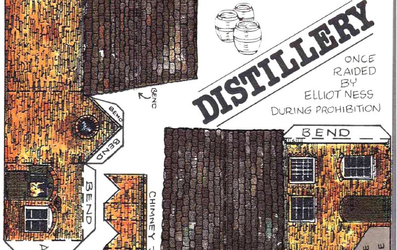 zoom detail of paper model sheet