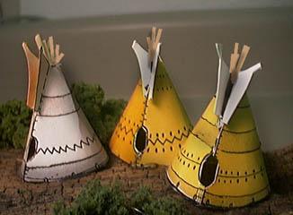 Indian Village-model