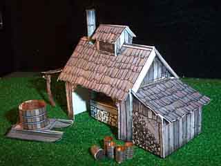 SUGAR HOUSE CARD MODEL