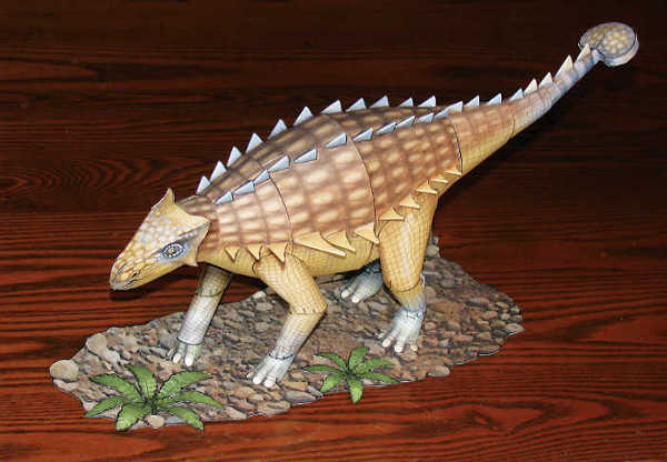ankylosaur model