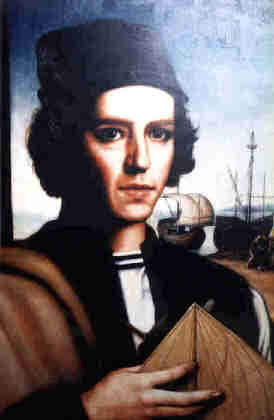 Painting of the captain of La Nina