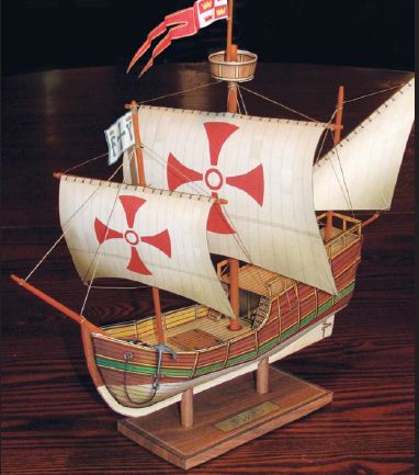 La Pinta Paper Model