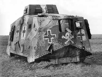 A7V bogged down because of small clearance