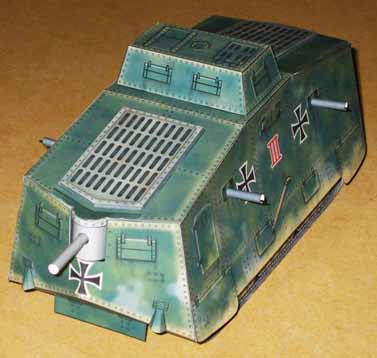Wotan A7V WWI German Tank
