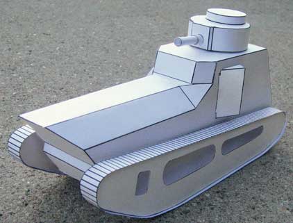 LK-II German Tank cardmodel-beta