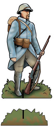 French infantryman from WWI