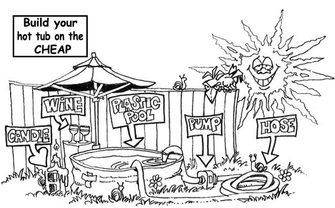 Plans to build a cheap HOT TUB